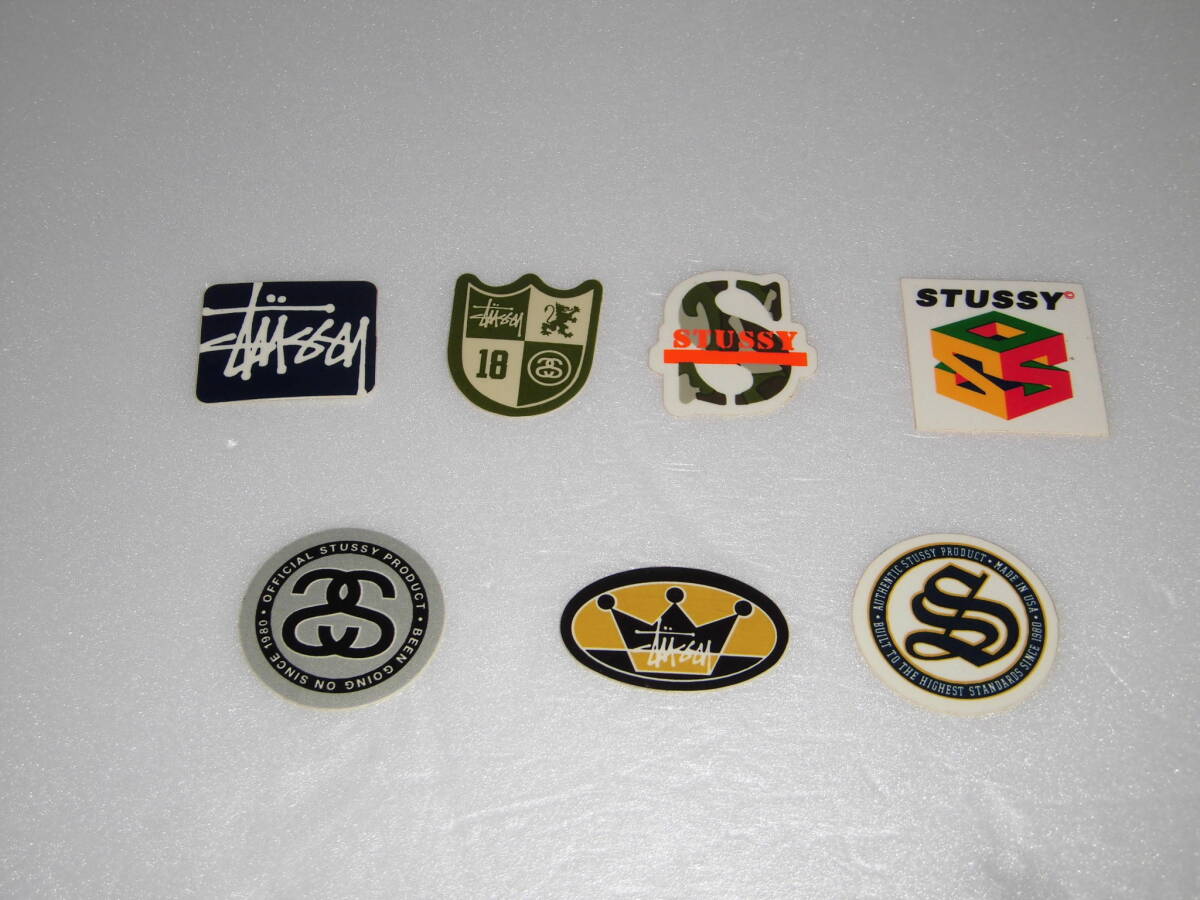 希少 当時物 正規品 STUSSY ミニ ステッカー 7種( Old stussy オールド ステューシー シール )拍卖