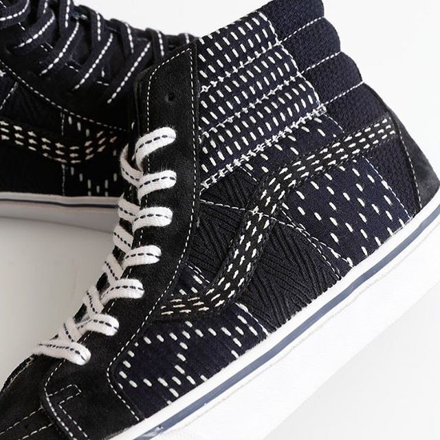 箱付 新品 VANS SK8-HI FDMTL US8 26cm ファンダメンタル 刺し子 パッチワーク拍卖