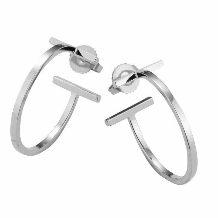 ティファニー Tスマイル フープピアス ティーワイヤーフープピアス拍卖