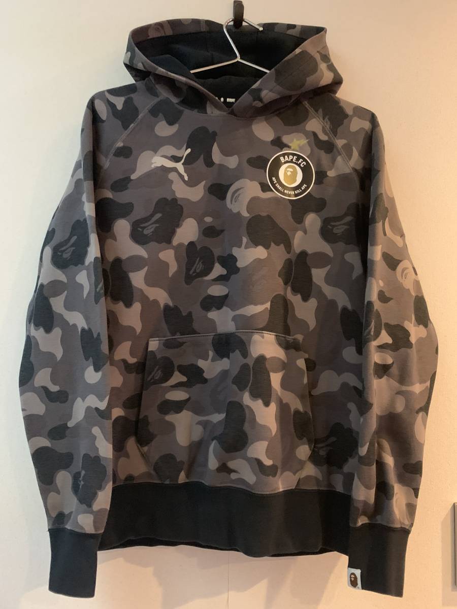 PUMA エイプ ABCカモパーカー フーディ― カモフラ BAPE A BATHING APE迷彩拍卖