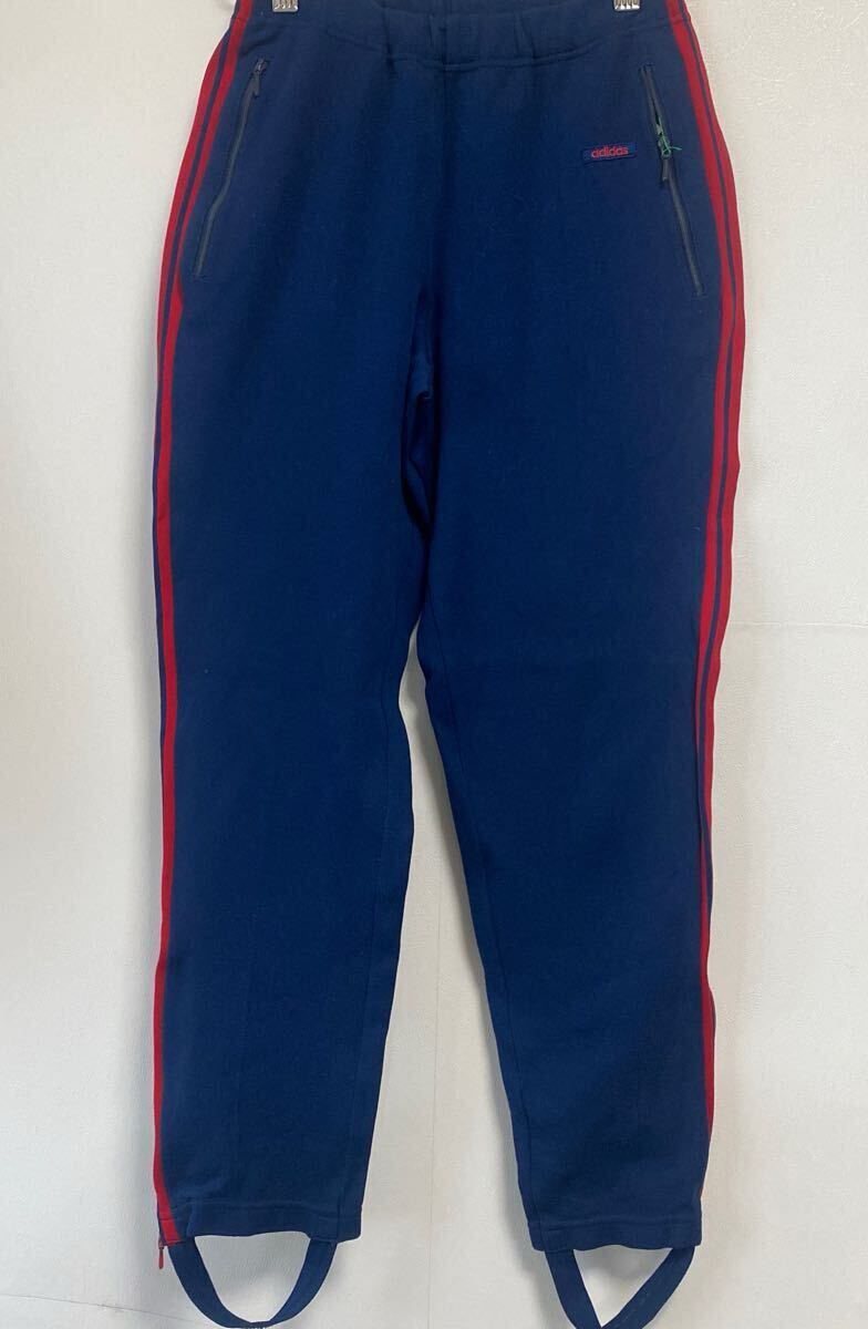 adidas アディダス ネイビー パンツ ビンテージ 西ドイツ デサント サイズ2拍卖