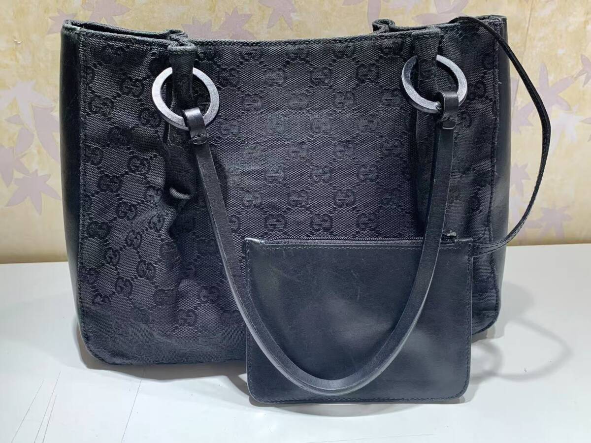 中古 GUCCI GGキャンバス エレガント ハンドバッグ 023612拍卖