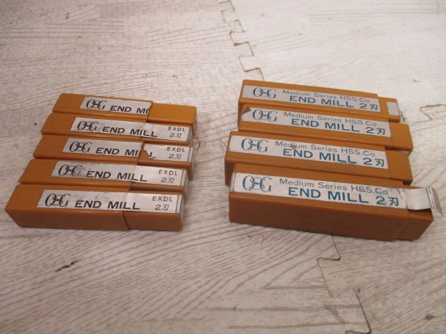 mic。エンドミル 2刃10 4本 2刃 4×30 5本 計9本 切削加工に用いる工具 Q5拍卖