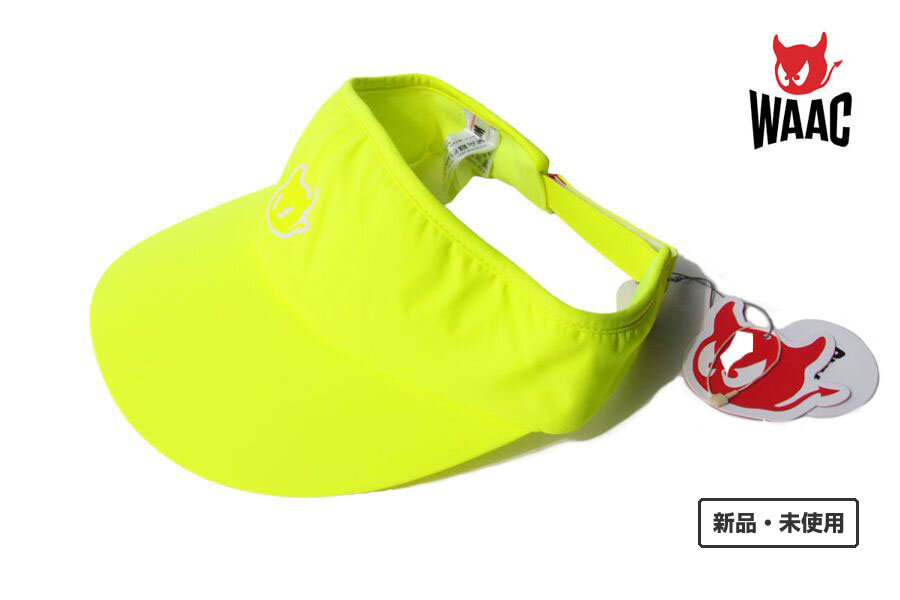 送料無料★新品|未使用|ワック|WAAC|レディースカラーバイザー|イエロー拍卖