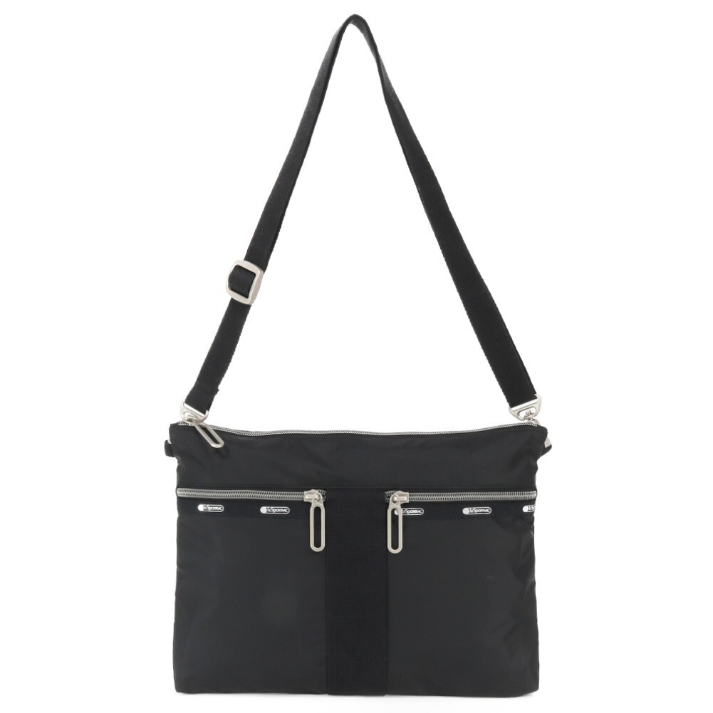 LeSportsac レスポートサック ショルダーバッグ 2772 C363 POUCH CROSSBODY BLACK C拍卖