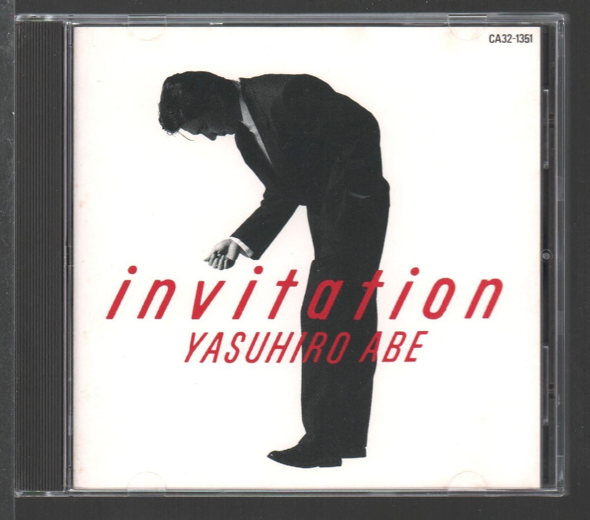 ■安部恭弘■ベスト・アルバム■「invitation(インヴィテーション)」■♪鈴木茂♪松原正樹♪佐橋佳幸♪■品番:CA32-1351■1986/12/20発売■拍卖