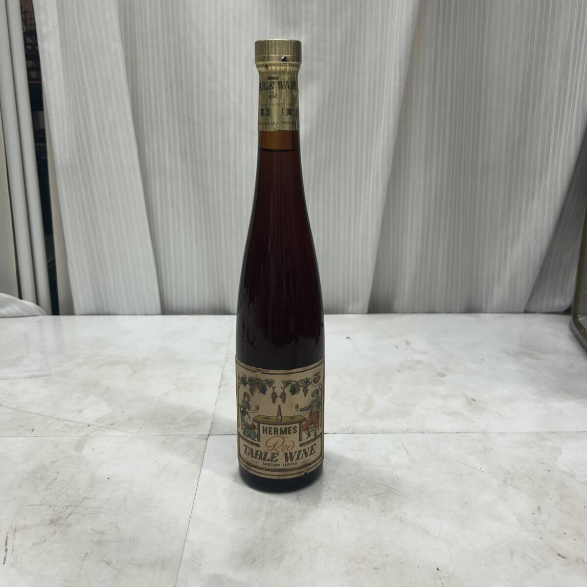 ♪M♪ サントリー株式会社 HERMES TABLE WINE 果実酒 赤ワイン アルコール14% 360ml 未開封 新品 ♪A-250409拍卖