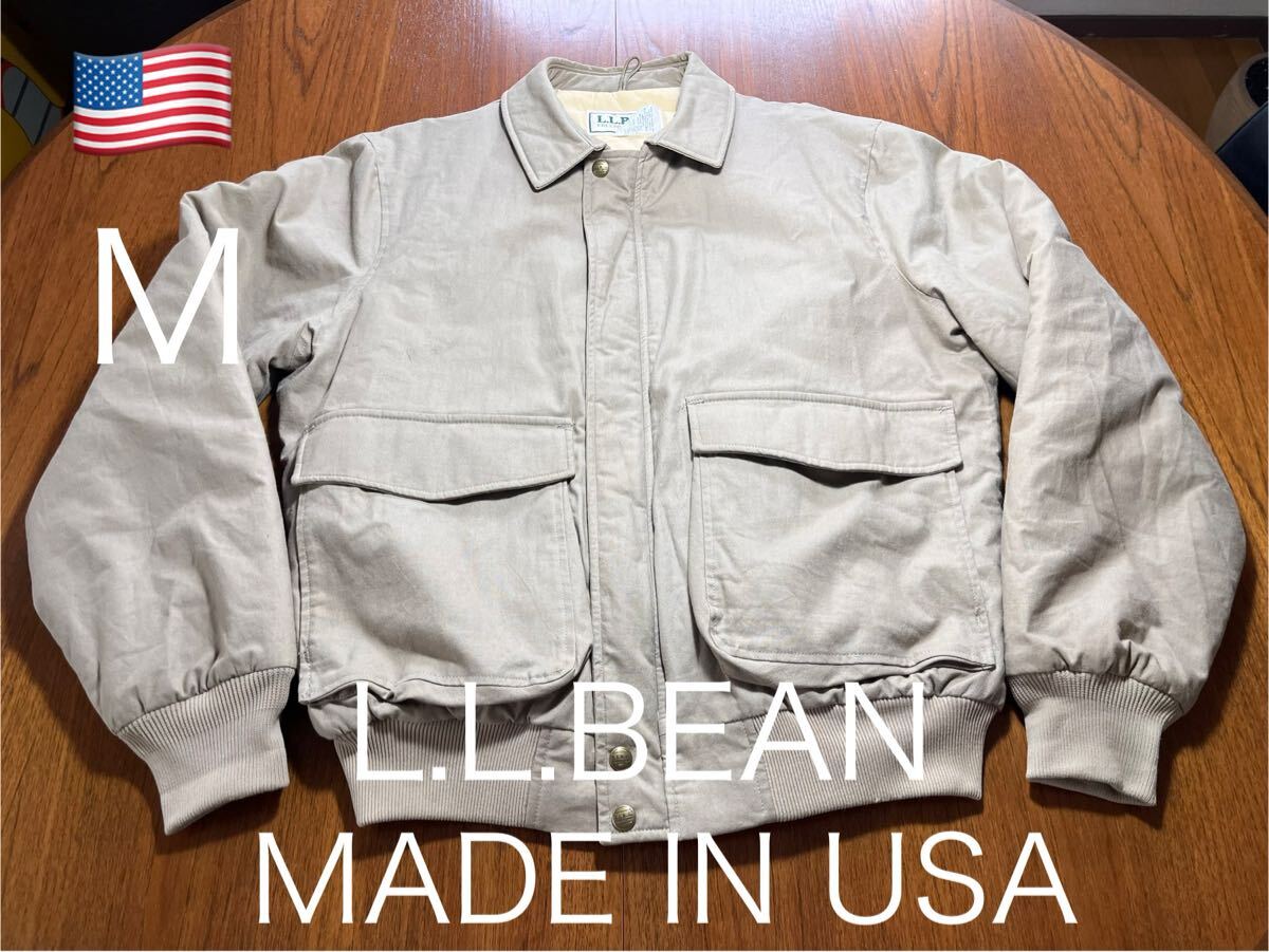 90's VINTAGE USA製!L.L.Bean タンカースジャケット ヴィンテージ ミリタリー アメリカ製 MADE IN USA 拍卖