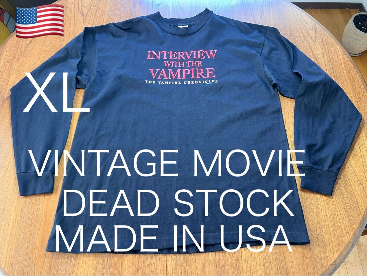 90's USAインタビュー・ウィズ・ザ・バンパイア Tシャツ ヴィンテージ interview with the vampire アメリカ製 MADE IN USA 映画拍卖