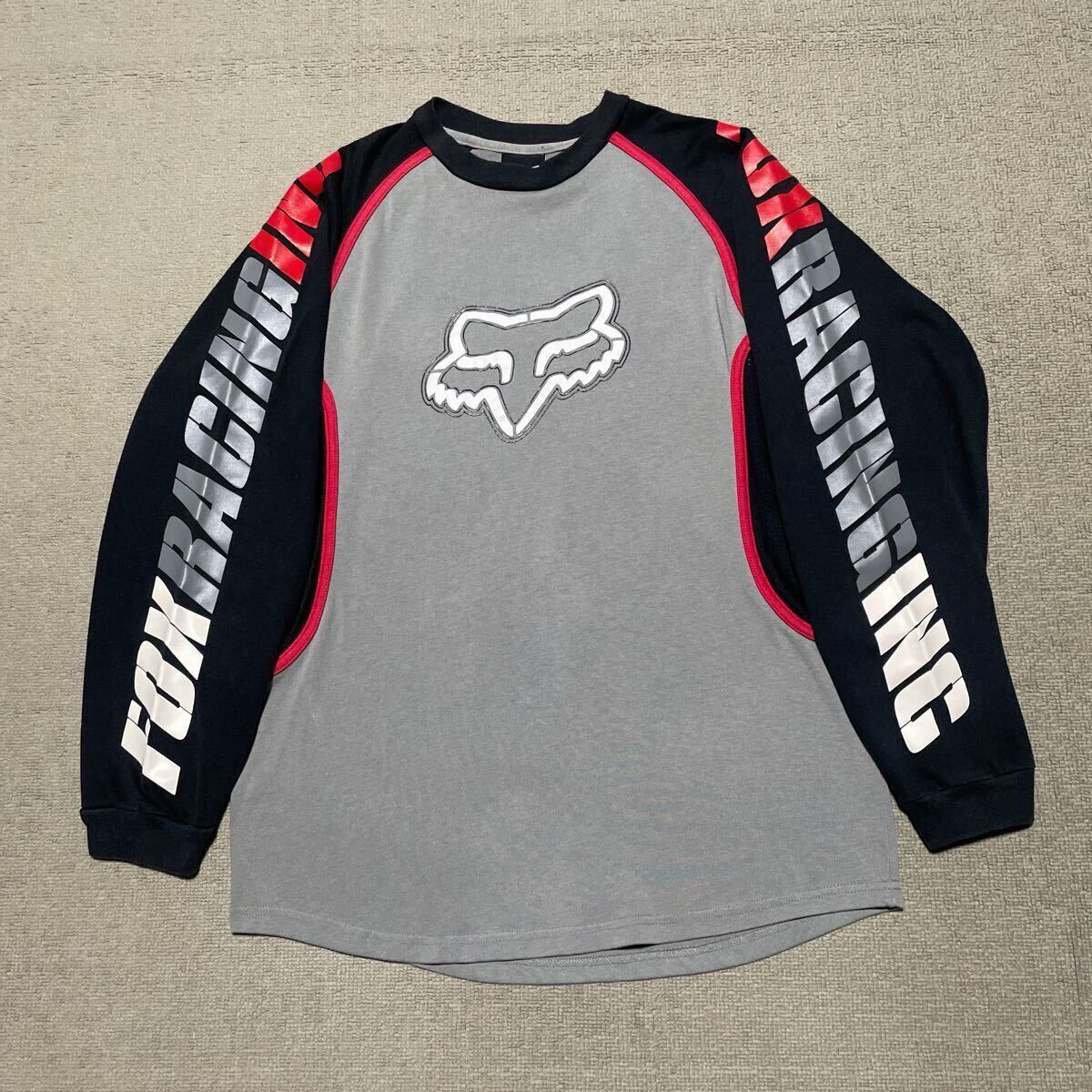 Fox Racing フォックス レーシング 脇下メッシュ ジャージ 長袖 シャツ M モトクロス BMX バイク拍卖