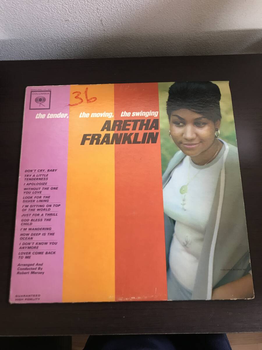 【LP】ARETHA FRANKLIN / the tender, the moving, the swinging(1962年品、輸入盤)CL1876拍卖