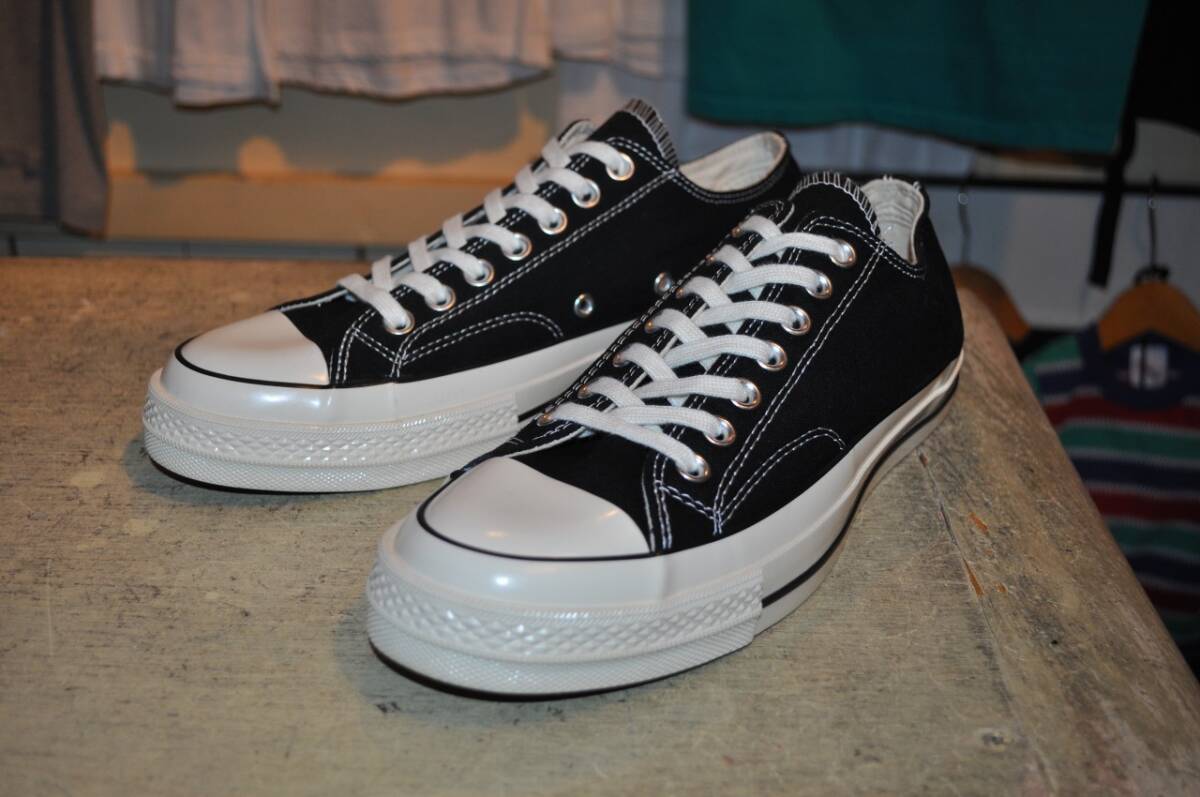 SALE 20% OFF 新品 CONVERSE コンバース チャックテーラー CT70 ブラック ローカット サイズ 9 1/2拍卖