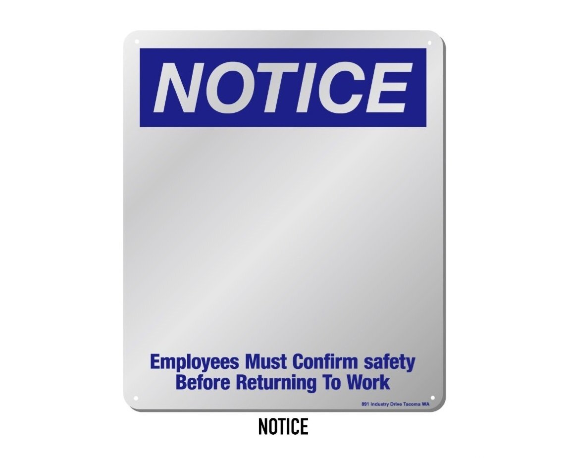 【ミラーサイン】※《NOTICE・安全確認》 アクリル製ミラー 工業系 アメリカン雑貨 看板 アクリルミラー ヴィンテージ拍卖