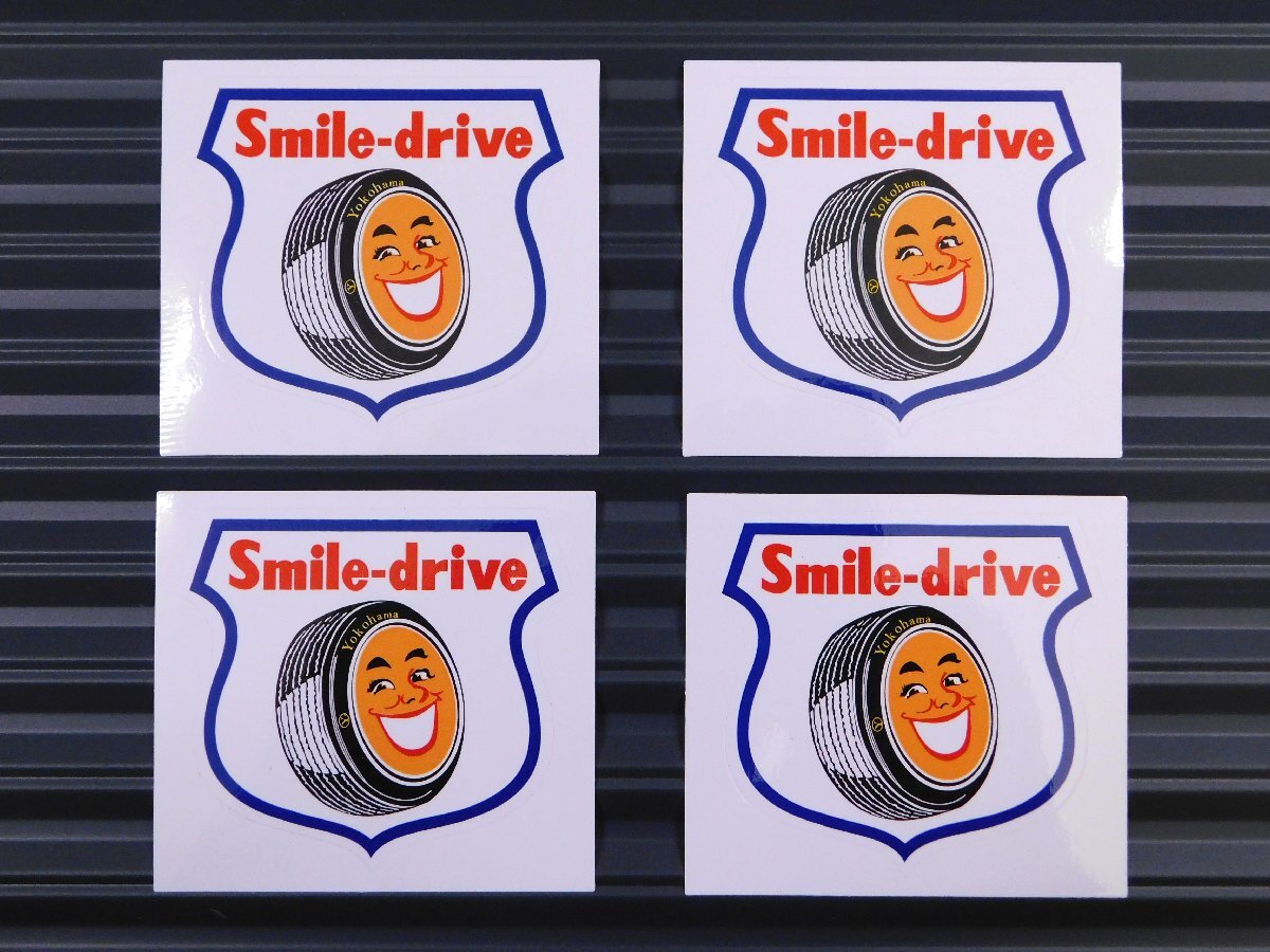 ◆送料\110◆【YOKOHAMA TIRE・ヨコハマタイヤ】※《レーシングステッカー/4枚セット》 (品番ms064) アメリカン雑貨 ガレージ拍卖