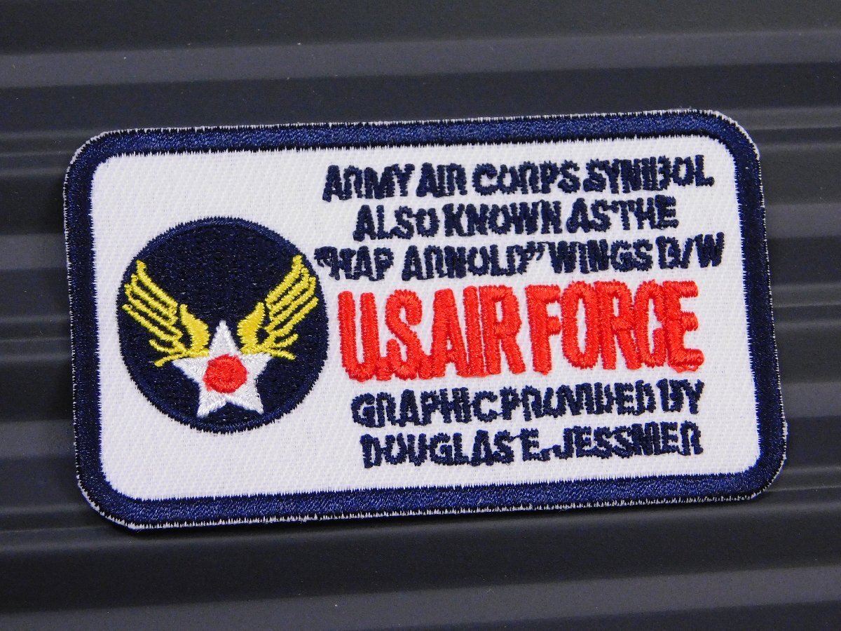 ◆送料\110◆【U.S.AirForce・USAF】※《アイロン刺繍ワッペン》 アメリカン雑貨 刺繍ワッペン アイロンワッペン拍卖