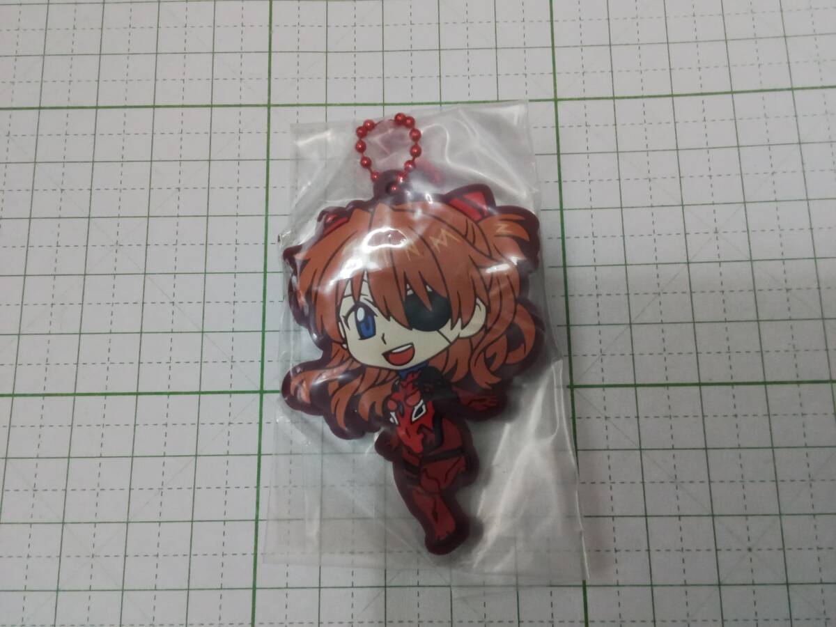 エヴァンゲリオン ガシャポンくじエヴァンゲリオンあそーと ラバーストラップ アスカ 眼帯拍卖