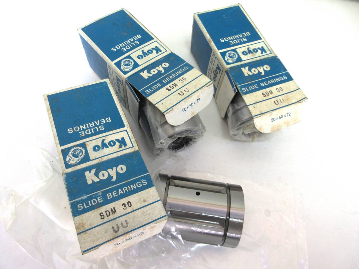 現品限り未使用品在庫処分 KOYOベアリング スライドベアリング SDM30UU 3個組拍卖