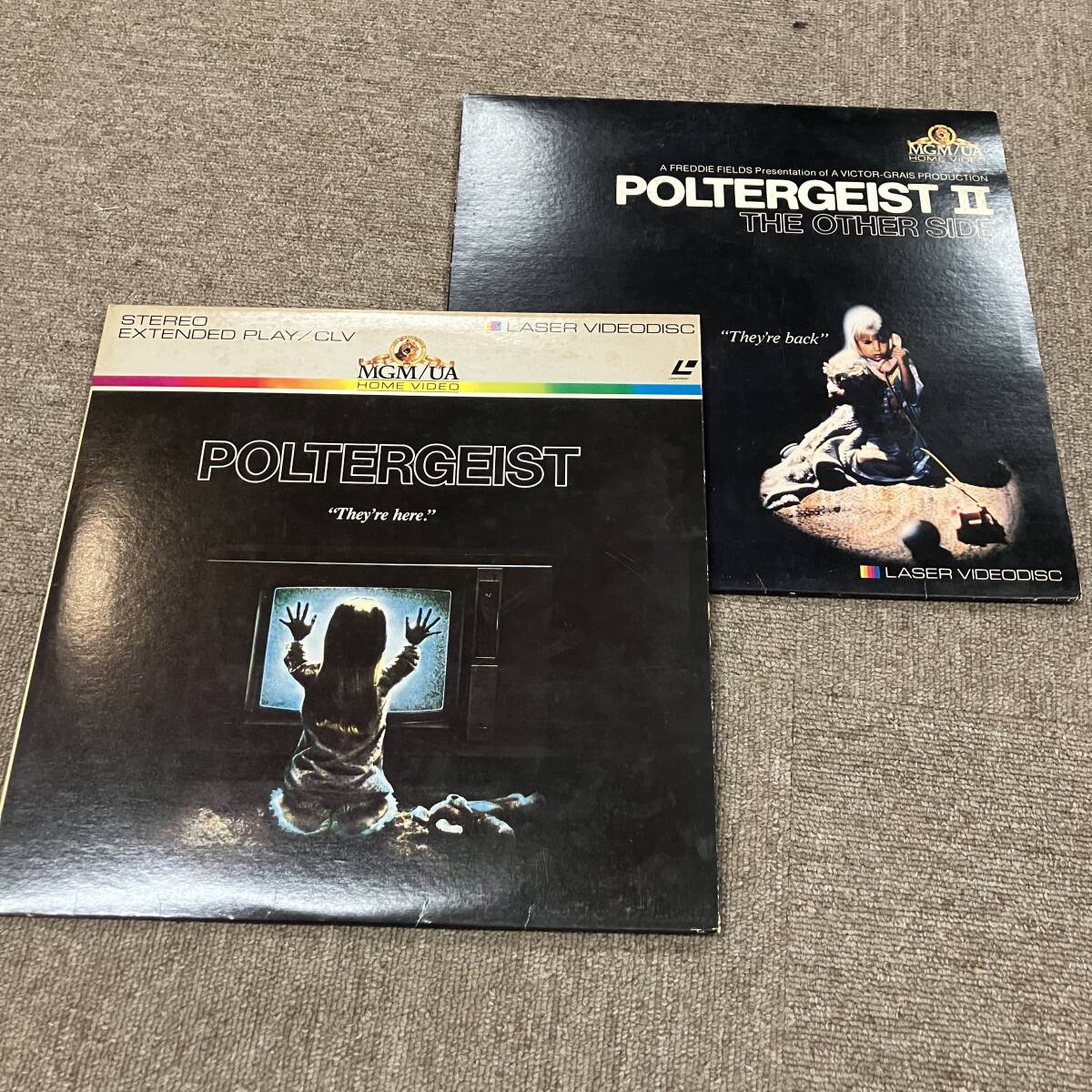 【1円スタート】LD レーザーディスクLD 名作映画 ポルターガイスト1 / ポルターガイスト2拍卖