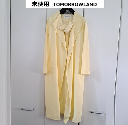 未使用トゥモローランド ノーカラースプリングコートsize36イエローTOMORROWLAND拍卖