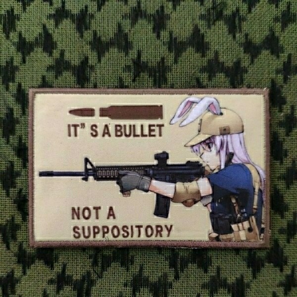 ITS A BULLET ワッペン ベルクロ サバゲー  パッチ拍卖