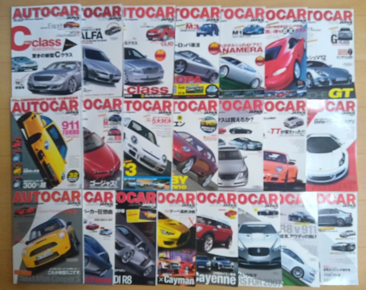 AUTO CAR JAPAN 22冊セット 送料無料 ゆうパック80拍卖