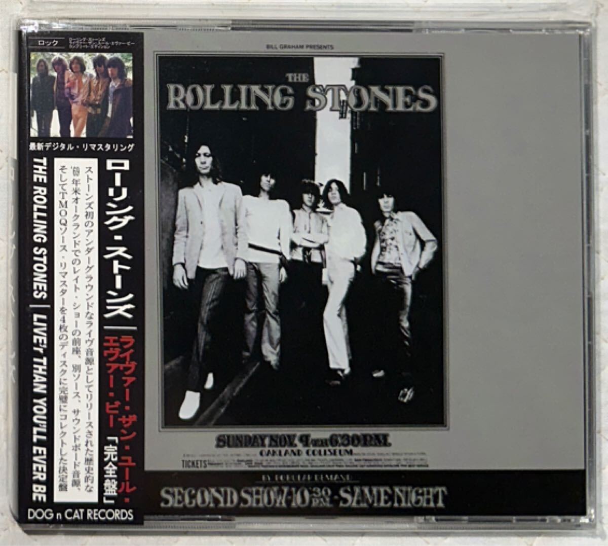 4CD!THE ROLLING STONES / ローリング・ストーンズ / LIVE'R THAN YOU'LL EVER BE / DOG n CAT RECORDS拍卖