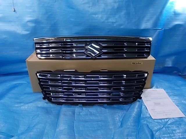 OP品 スペーシアカスタム MK53S フロントグリル 上下セット №ZNK50401拍卖