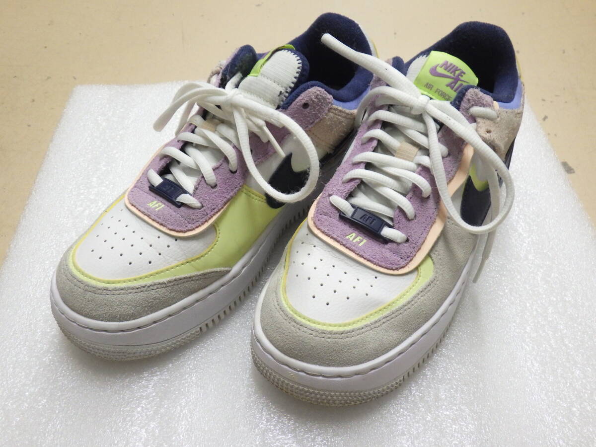 NIKE ナイキ エアフォース1シャドウ Air force 1 25cm レディース スニーカー クリーニング済 中古拍卖