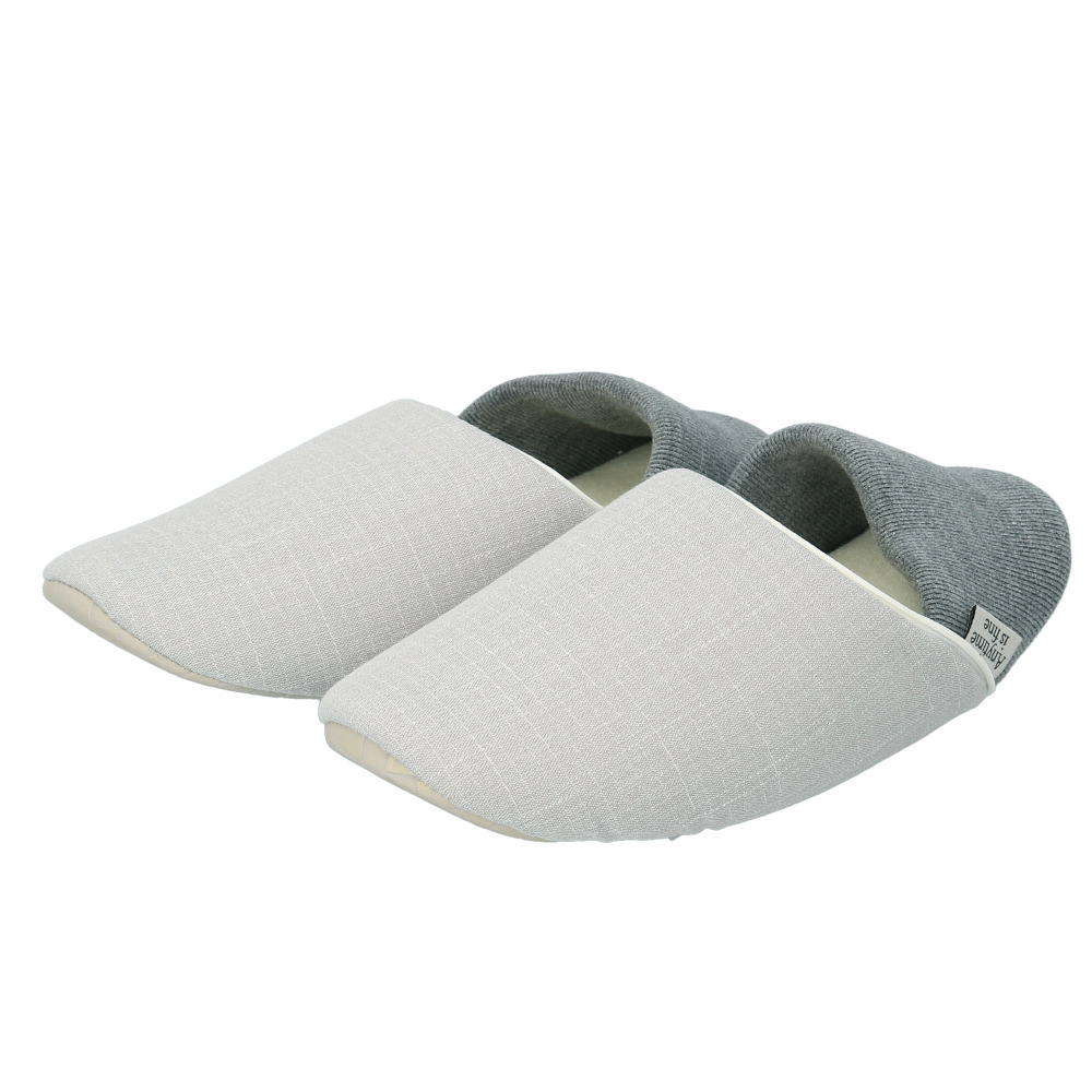 ☆ GRAY ☆ Mサイズ ☆ ANYTIME IS FINE 防災スリッパ 防災スリッパ スリッパ 前詰まりスリッパ ルームシューズ 室内履き 踏み抜き防止拍卖