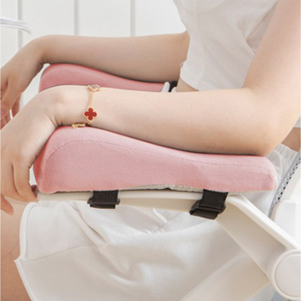 ☆ ピンク ☆ Cタイプ ☆ アームレスト クッション pmyrest02 アームレスト パソコン クッション 厚手 アームレストクッション 肘掛け拍卖