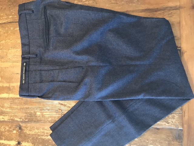 PT01 GHOST PROJECT ピーティーゼロウーノ ゴーストプロジェクト ウール混タックスラックス 46 ネイビー系拍卖