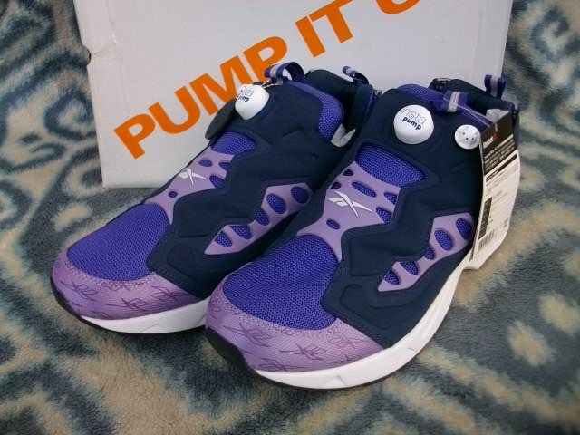 REEBOK INSTA PUMP FURY ROAD 30cm US12 紫紺 新品未使用 インスタ ポンプ フューリー ロード リーボック拍卖