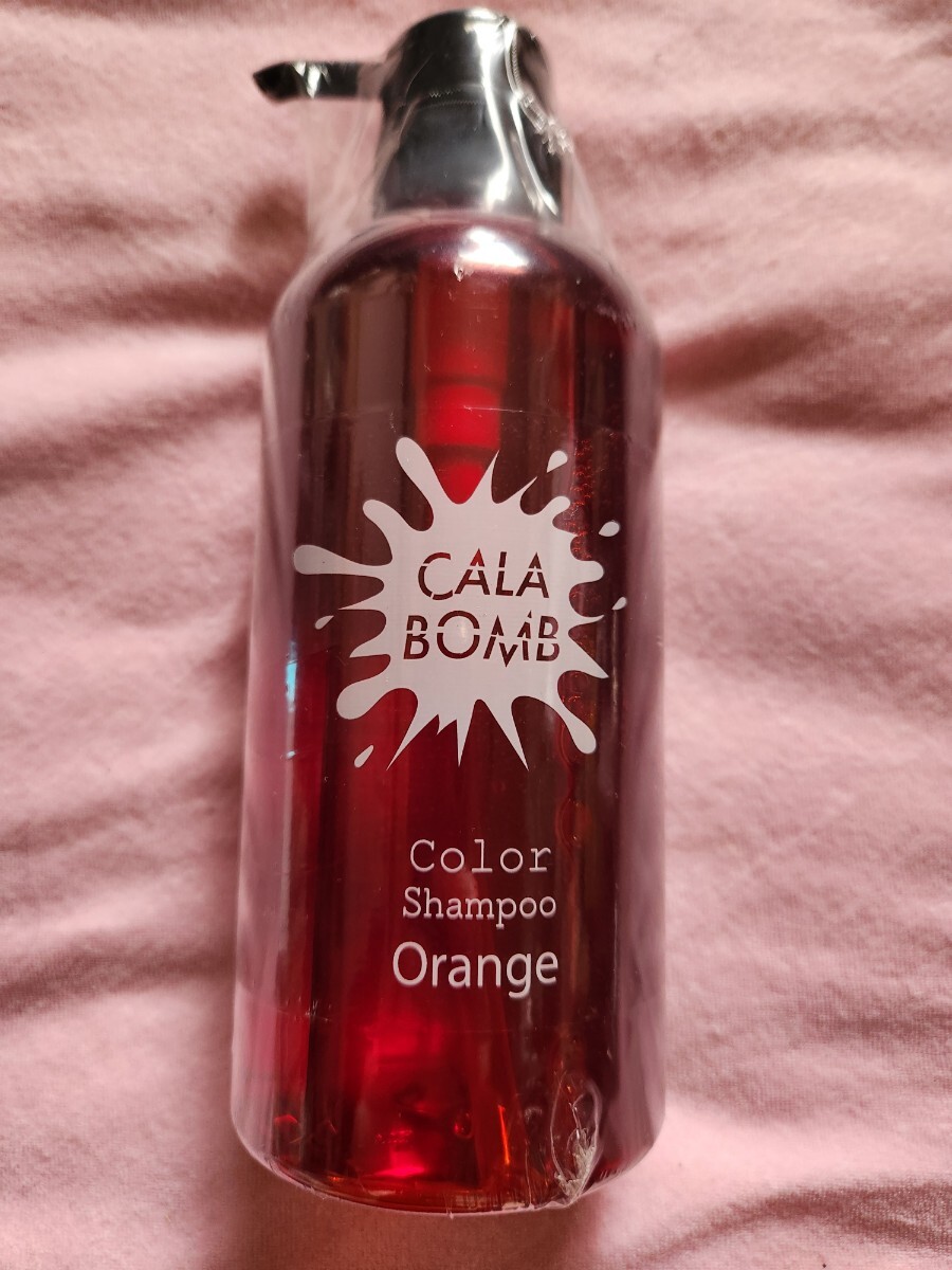 即決 カラボム CALA BOMB カラーシャンプー オレンジ 500ml拍卖