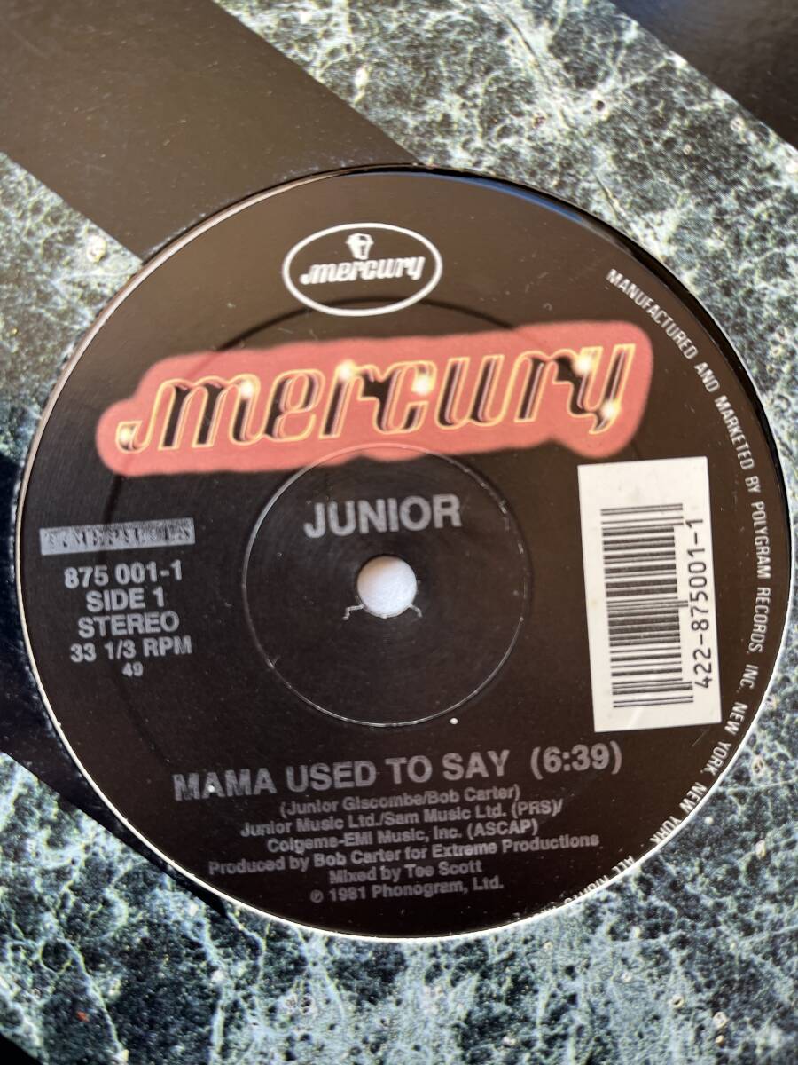 JUNIOR MAMA USED TO SAY (REISSUE)拍卖