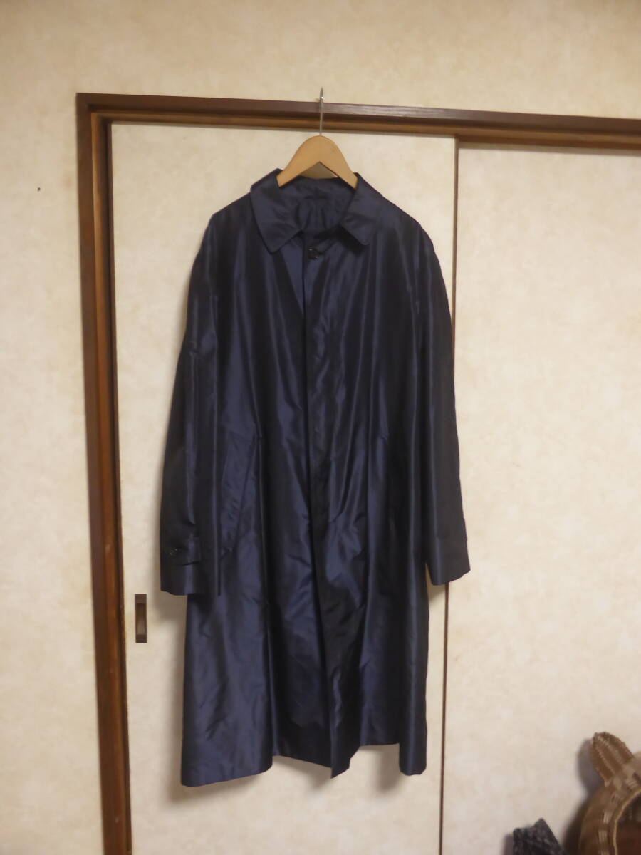 HERNO☆ヘルノ コート 裏地馬 ネイビー 48 スプリングコート☆拍卖