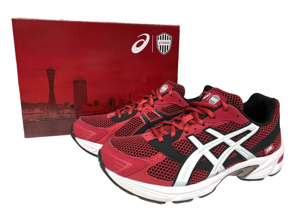 ASICS (アシックス) ASICS×VISSEL KOBE ランニングシューズ GEL-1130 28cm レッド メンズ/025拍卖
