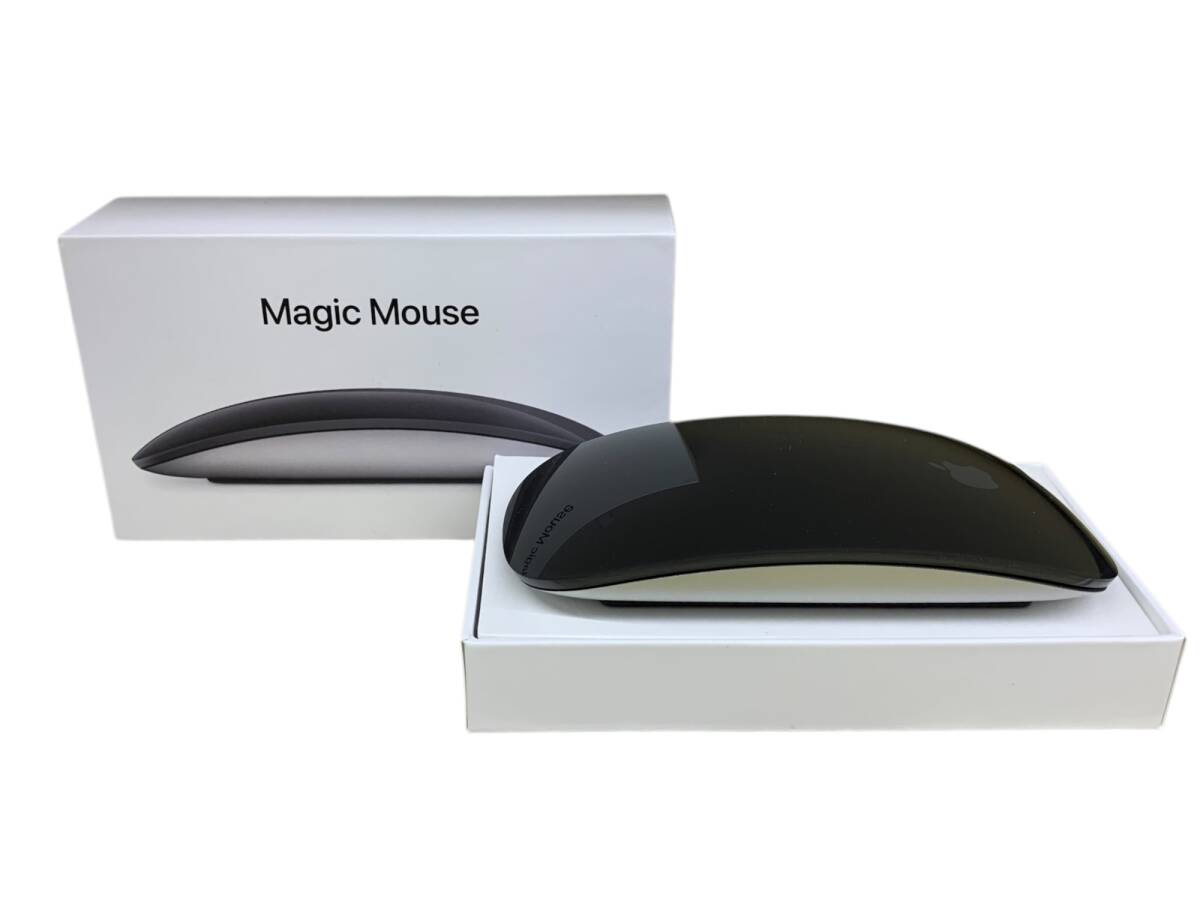 Apple(アップル) Magic Mouse マジック マウス ワイヤレス Bluetooth MMMQ3J/A ブラック 家電/025拍卖