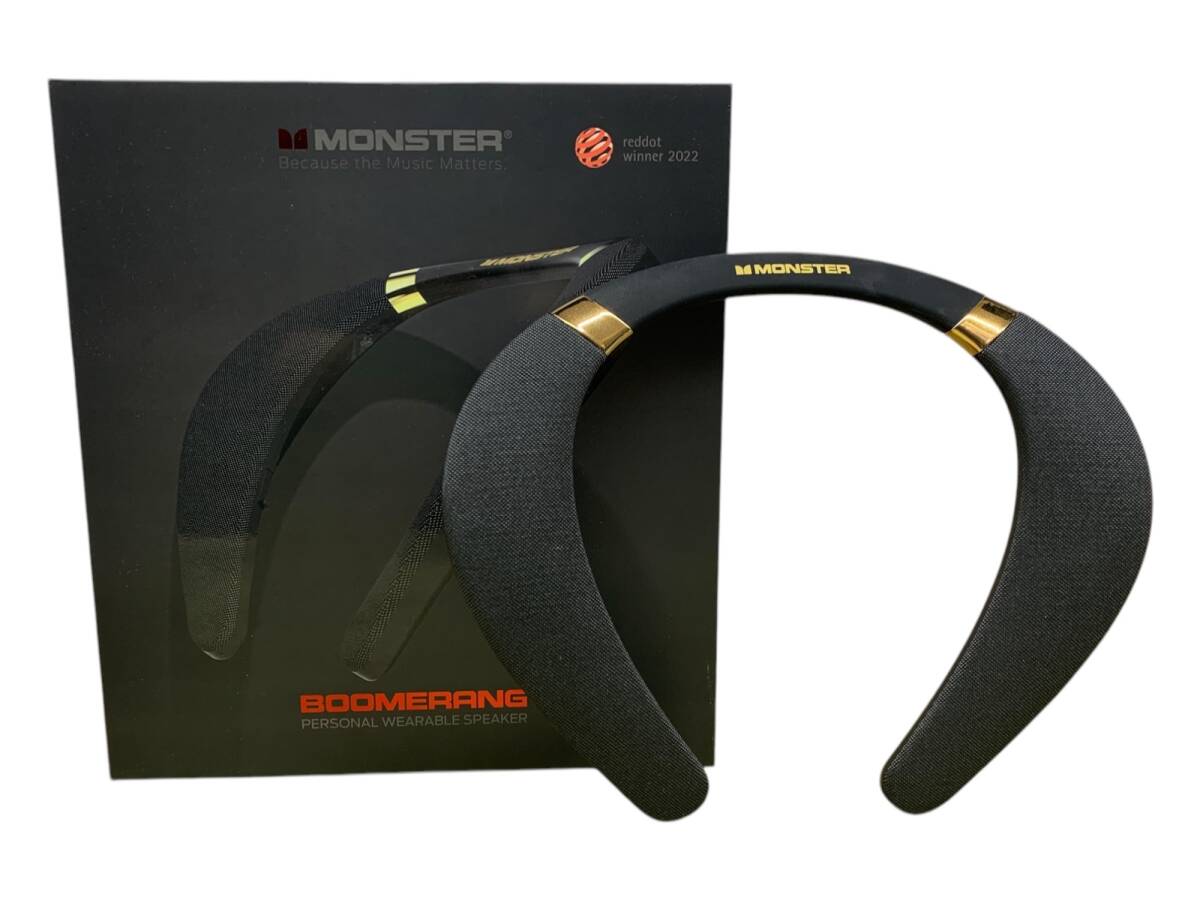 MONSTER(モンスター) BOOMERANG Bluetooth スピーカー MS31901 ブラック 家電/025拍卖