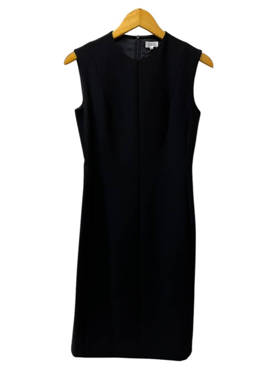 FOXEY NEWYORK (フォクシーニューヨーク) Fit&Flare ノースリーブワンピース フォーマル 18137-AOAE13-2 40 ブラック レディース/025拍卖