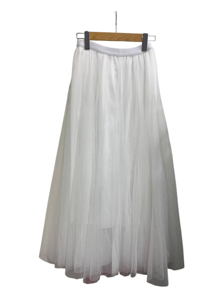 Narcissus (ナルシス) チュールスカート 23ssnnc033 F ホワイト レディース/025拍卖