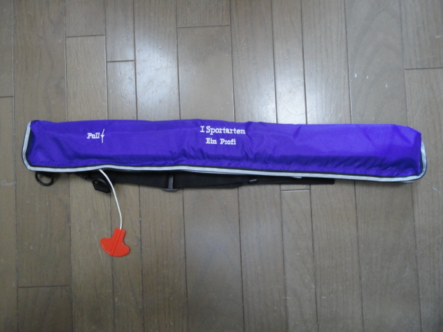 I sportarten Ein Piofi ダッシュ島採用モデル!ライフジャケット手動ベルトパープル 送料全国600円拍卖