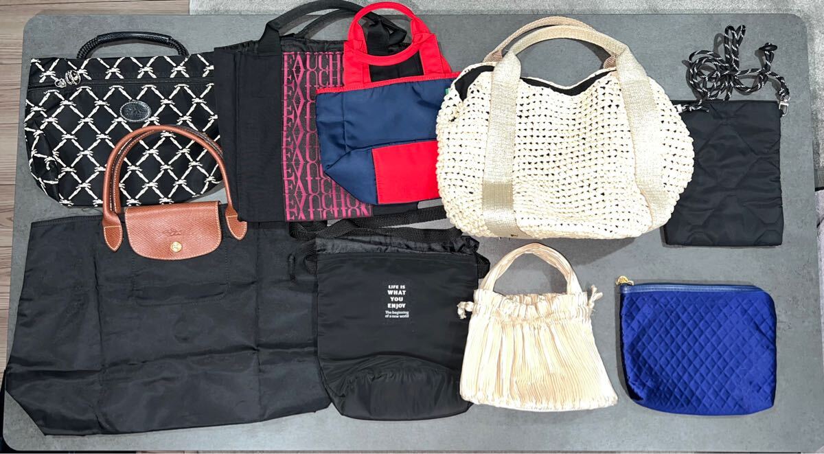 ハンドバッグ ショルダーバッグ 斜めがけ ロンシャン アフターヌーンティー ベネトン 他 アラカルト9点セット拍卖