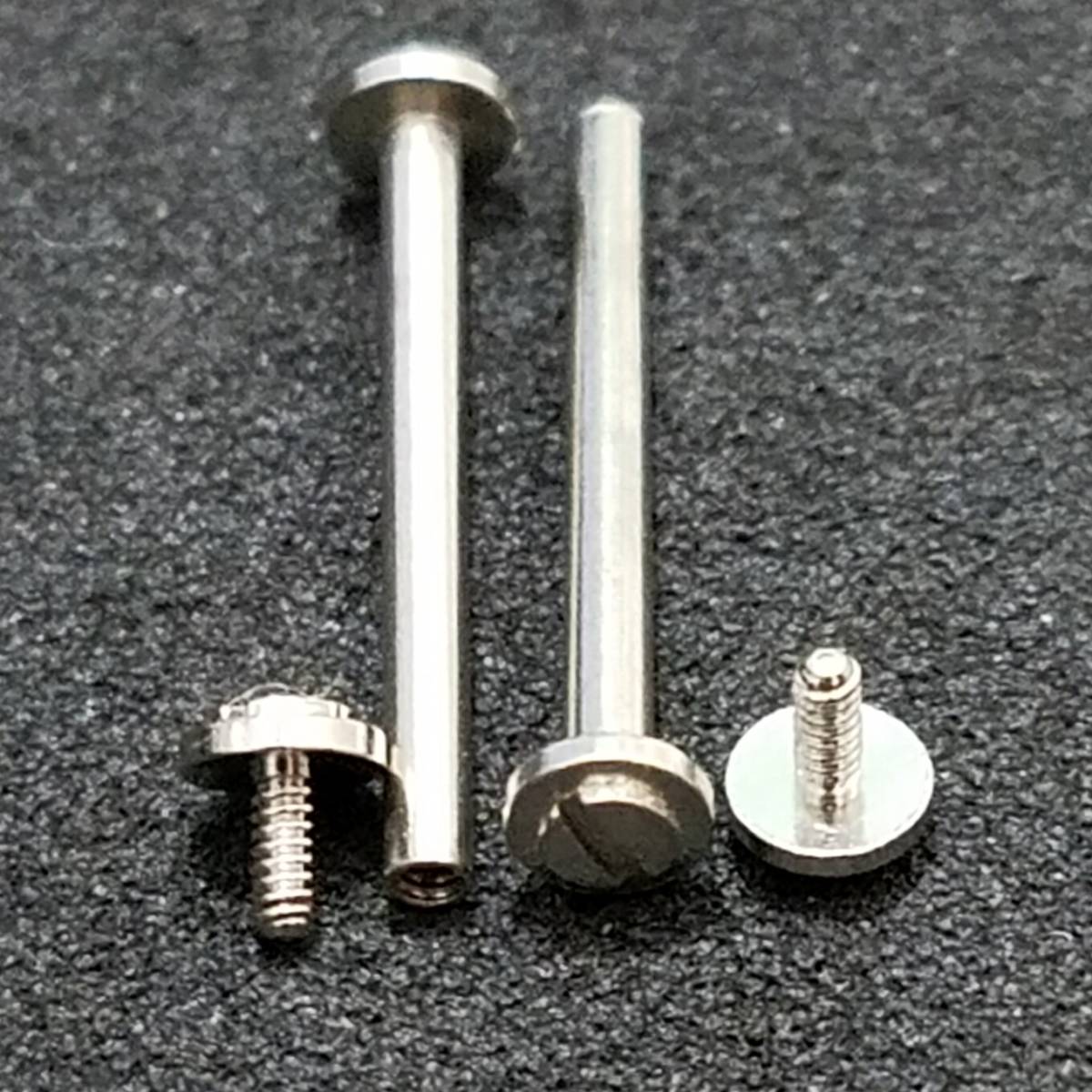 送料85円~新品レディース11300Lシルバー腕時計用レザーベルト取り付けピン修理パーツ社外品ベルト用ピン1セット(2本入り)SS修理部品拍卖