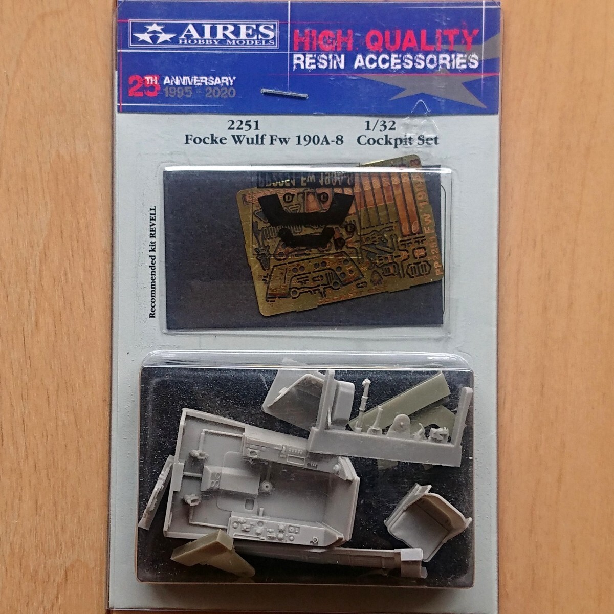 【新品、未開封】AIRES アイリス 2251 1/32 Focke-wulf フォッケウルフ Fw190A-8 Cockpit Setコックピットセット レベル用拍卖