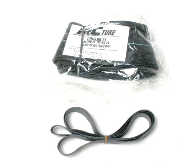 IRCチューブ +リムバンドセット 90/80-21, 90/90-21 TR4拍卖