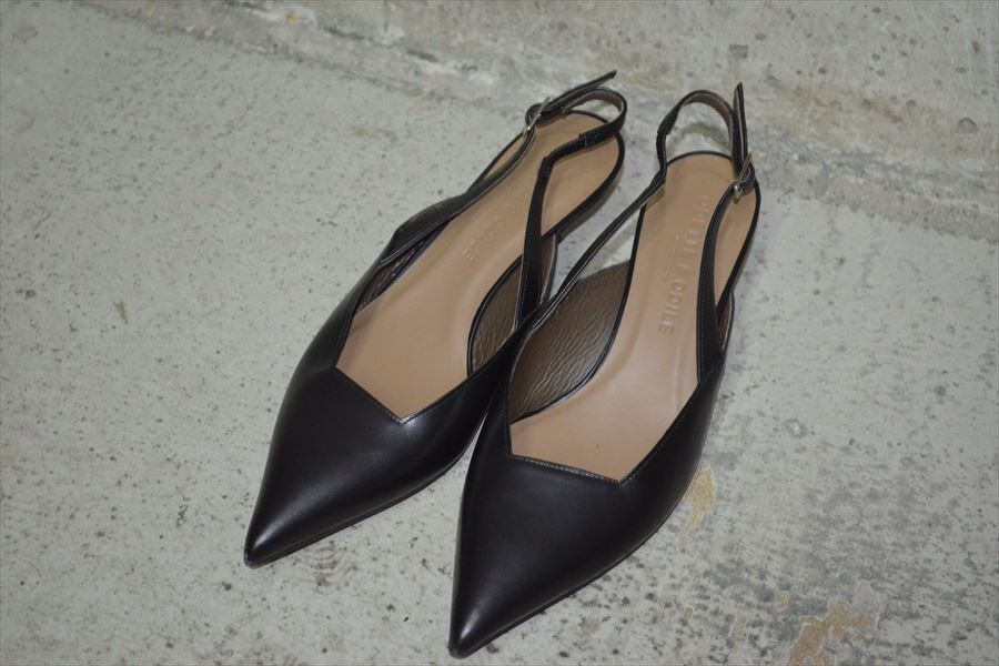 オデットエオディール Odette e Odile バックスリング パンプス シューズ靴 22.5 D8046拍卖