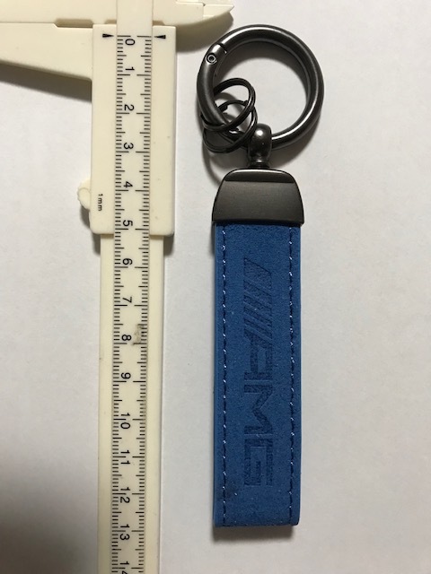 目立つ青!送料無料 ///AMGロゴ ブルー スウェード調キーホルダー ゲレンデ CL SL SEC GLA GLS A45 C63 S63 GTR GLB拍卖
