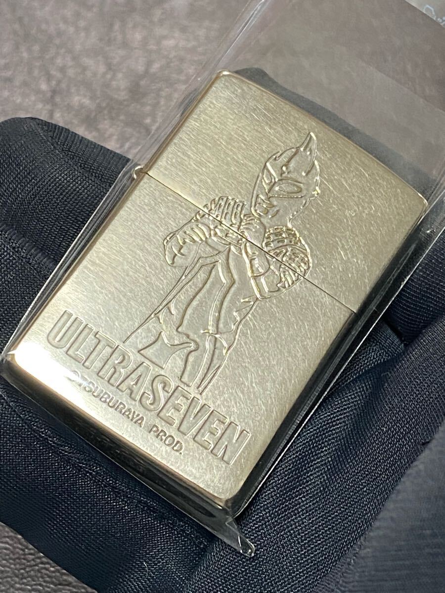 zippo ウルトラセブン ヴィンテージ 前面刻印 希少モデル 1994年製 ULTRASEVEN シルバーインナー 1994年製 拍卖