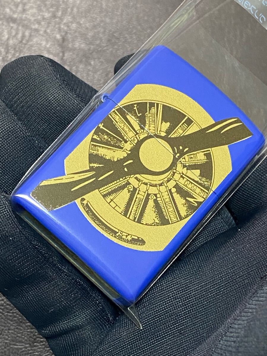 zippo ゴールド プロペラ ブルー 希少モデル 2016年製 ② シルバーインナー 2016年製 拍卖