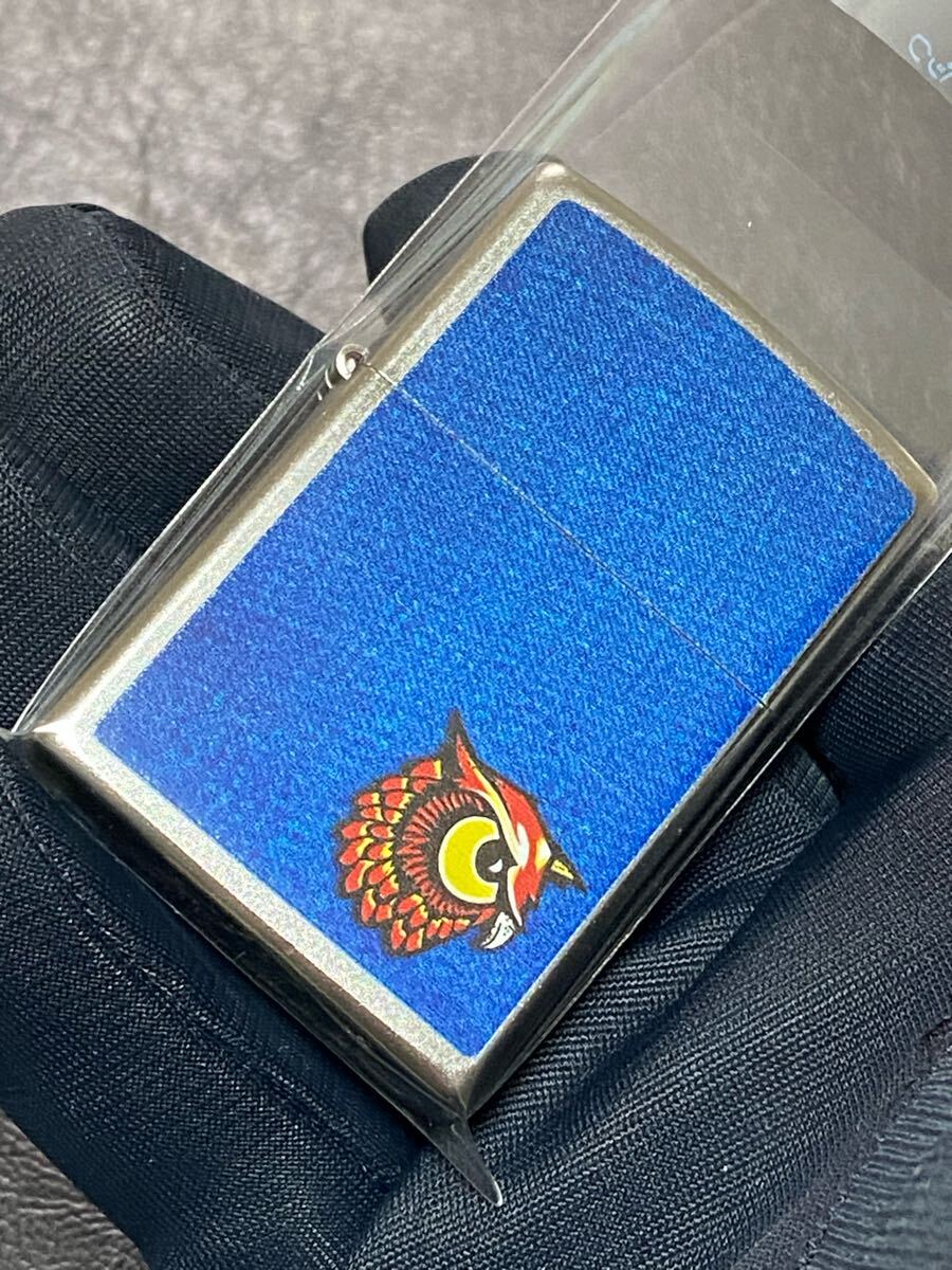 zippo フクロウ 前面加工 シルバー 希少モデル 2015年製 ② シルバーインナー 2015年製 拍卖